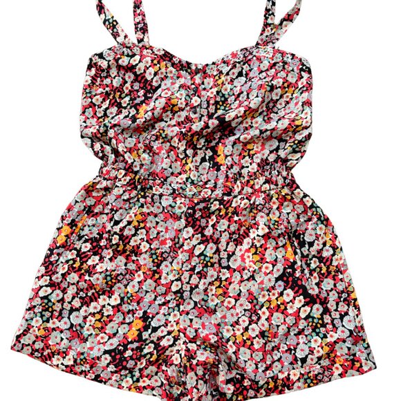 BCBG Generation Floral Romper Size 10 - Picture 2 of 7